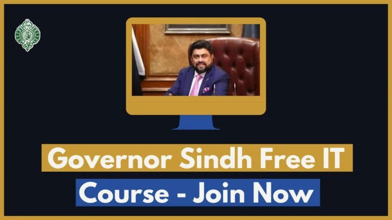 Governor Sindh Free IT Course - Join Now 2 Governor Sindh Free IT Course - Join Now