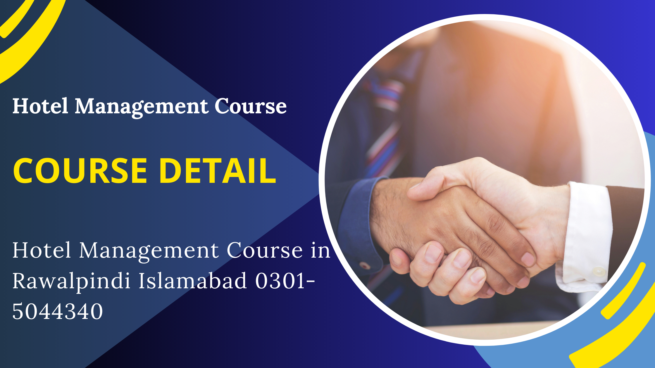 DIPLOMA IN HOTEL MANAGEMENT COURSE IN RAWALPINDI ISLAMABAD 1 hotel management course