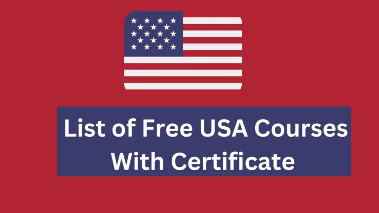 List of Free USA Courses With Certificate 5 List of Free USA Courses With Certificate