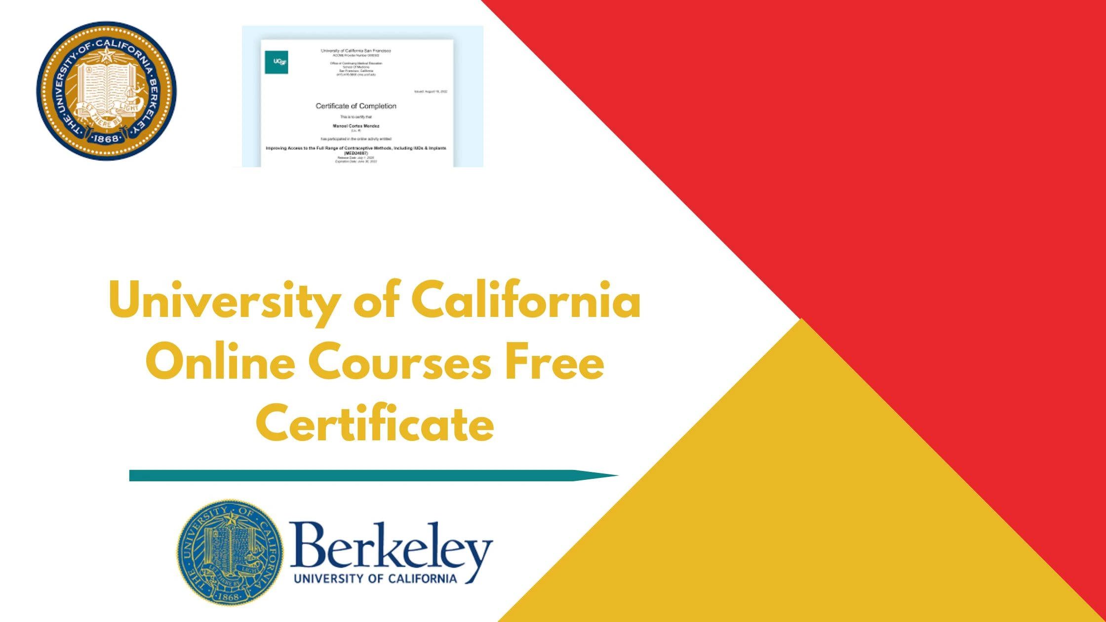 University of California Online Courses Free Certificate 1 University of California Online Courses Free Certificate