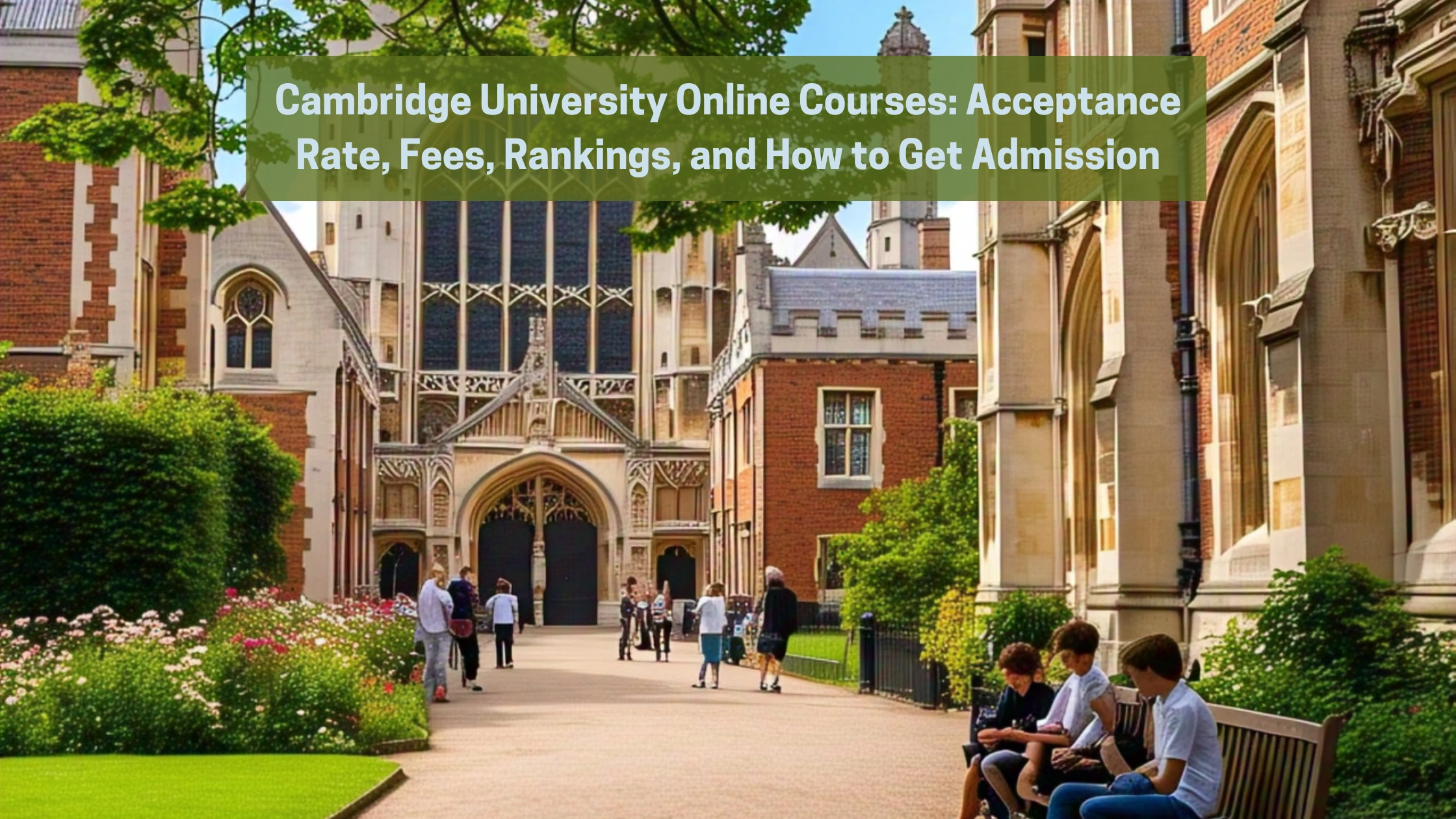 Cambridge University Online Courses: Acceptance Rate, Fees, Rankings, and How to Get Admission