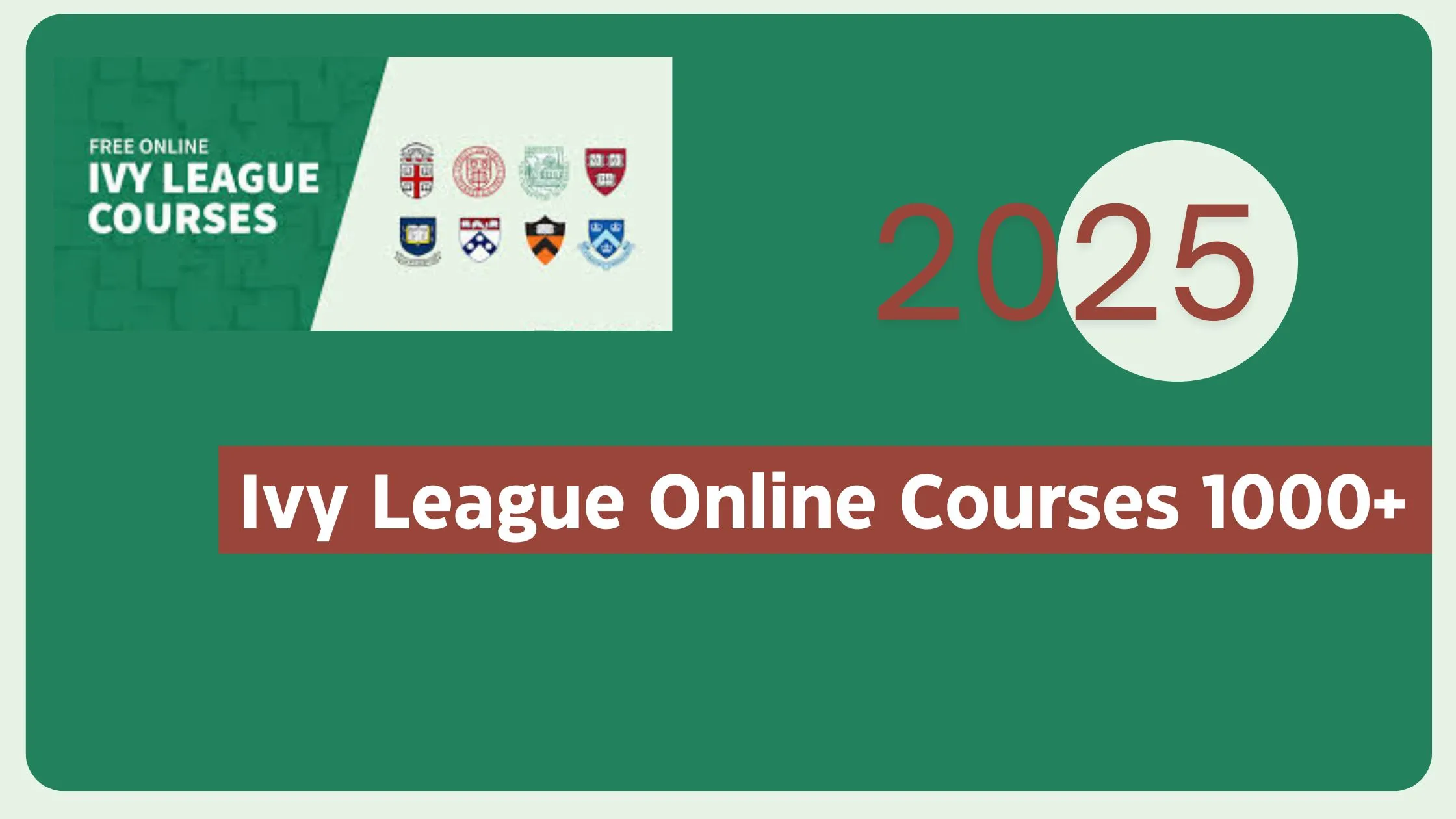 Ivy League Online Courses 1000+ 1 Ivy League Online Courses 1000+