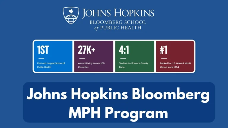 Johns Hopkins Bloomberg MPH Program 4 Johns Hopkins Bloomberg MPH Program