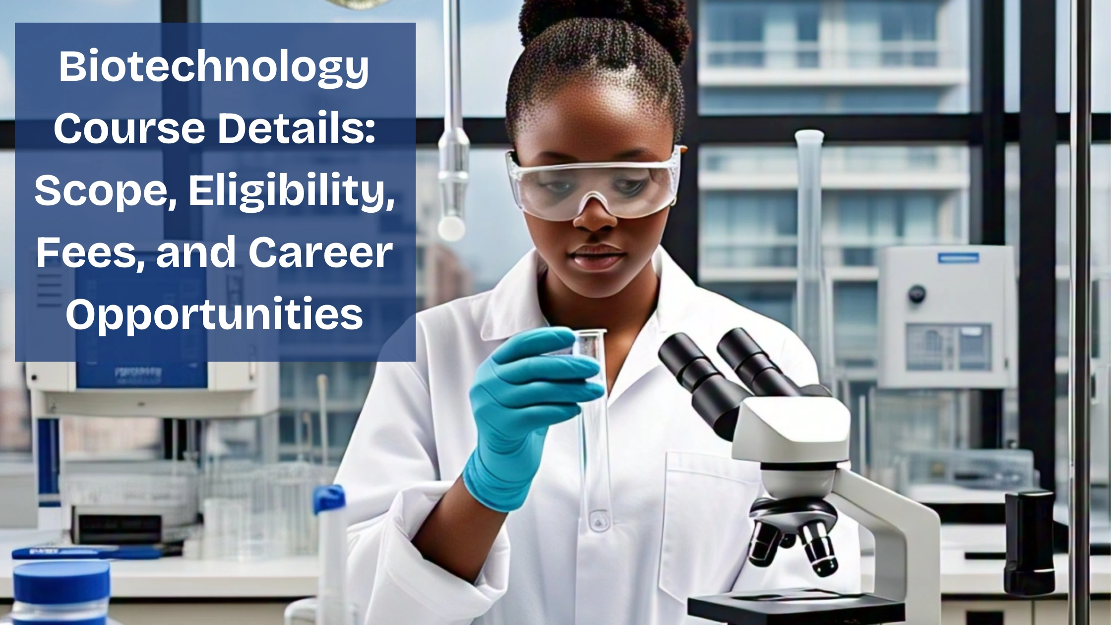 Biotechnology Course Details: Scope, Eligibility, Fees, and Career Opportunities 1 Biotechnology Course Details: Scope, Eligibility, Fees, and Career Opportunities